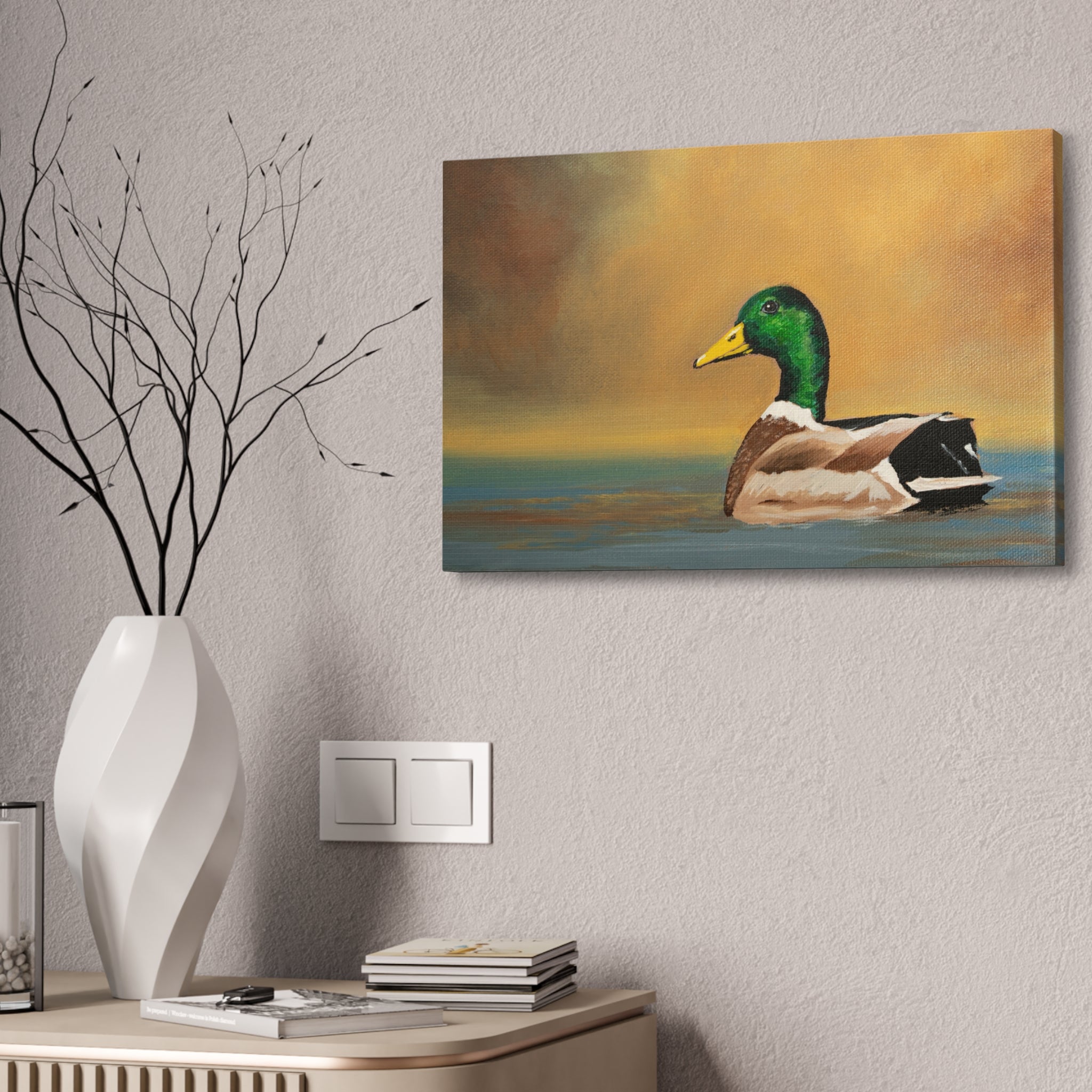 Mallard - Canvas Stretched, 1.5''