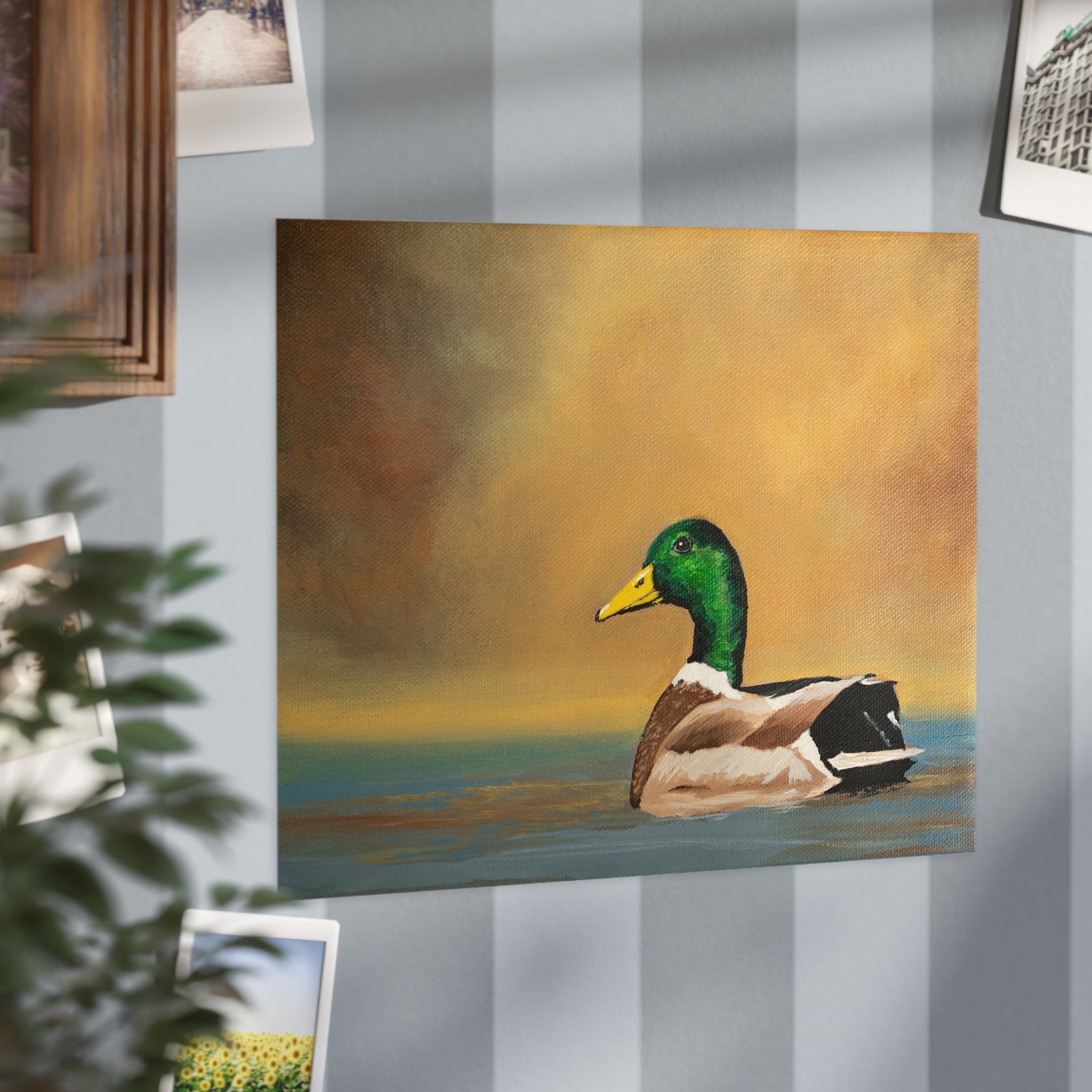 Mallard Duck Art Print 8x10" — Vintage-Style Waterfowl Illustration Unframed Print
