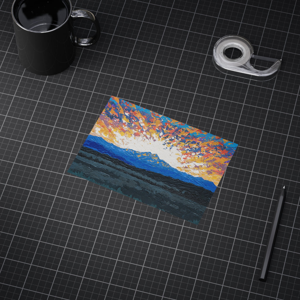 Colorado Sunset Mountain Print — Colorful Landscape Unframed Art