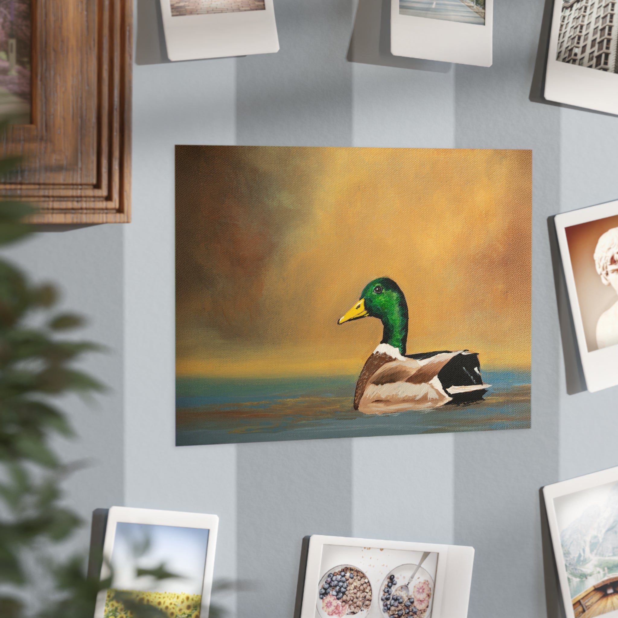 Mallard Duck Print 5x7" — Realistic Wildlife Art Unframed Print