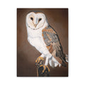 Barn Owl Matte Canvas Wall Art — Stretched Wildlife Painting