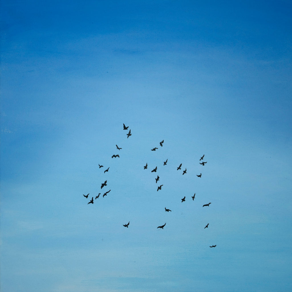 A Gathering in the Sky – Original Acrylic Painting