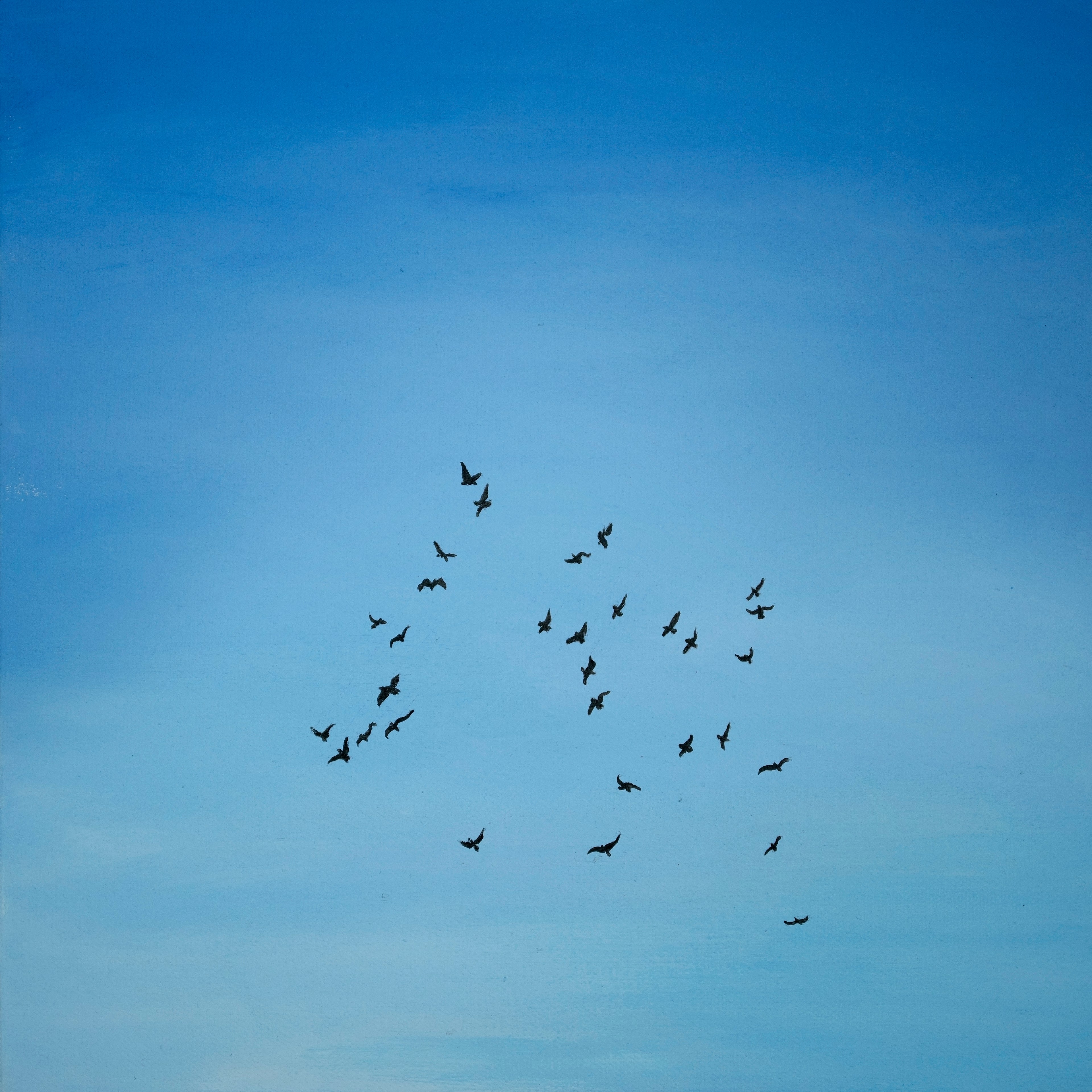 A Gathering in the Sky – Original Acrylic Painting
