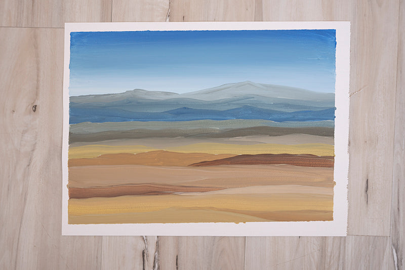 9x12 Original Painting - Fall on the Front Range