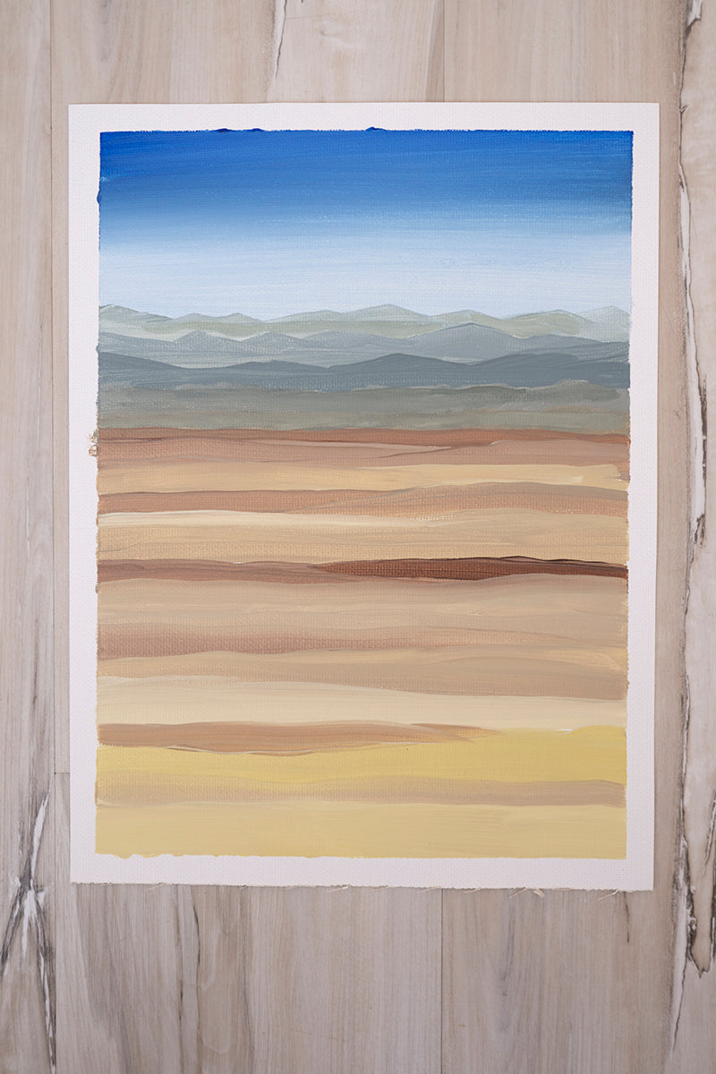9x12 Original Painting - Fall on the Front Range 2