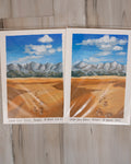 5x7 Original Painting - Great Sand Dunes