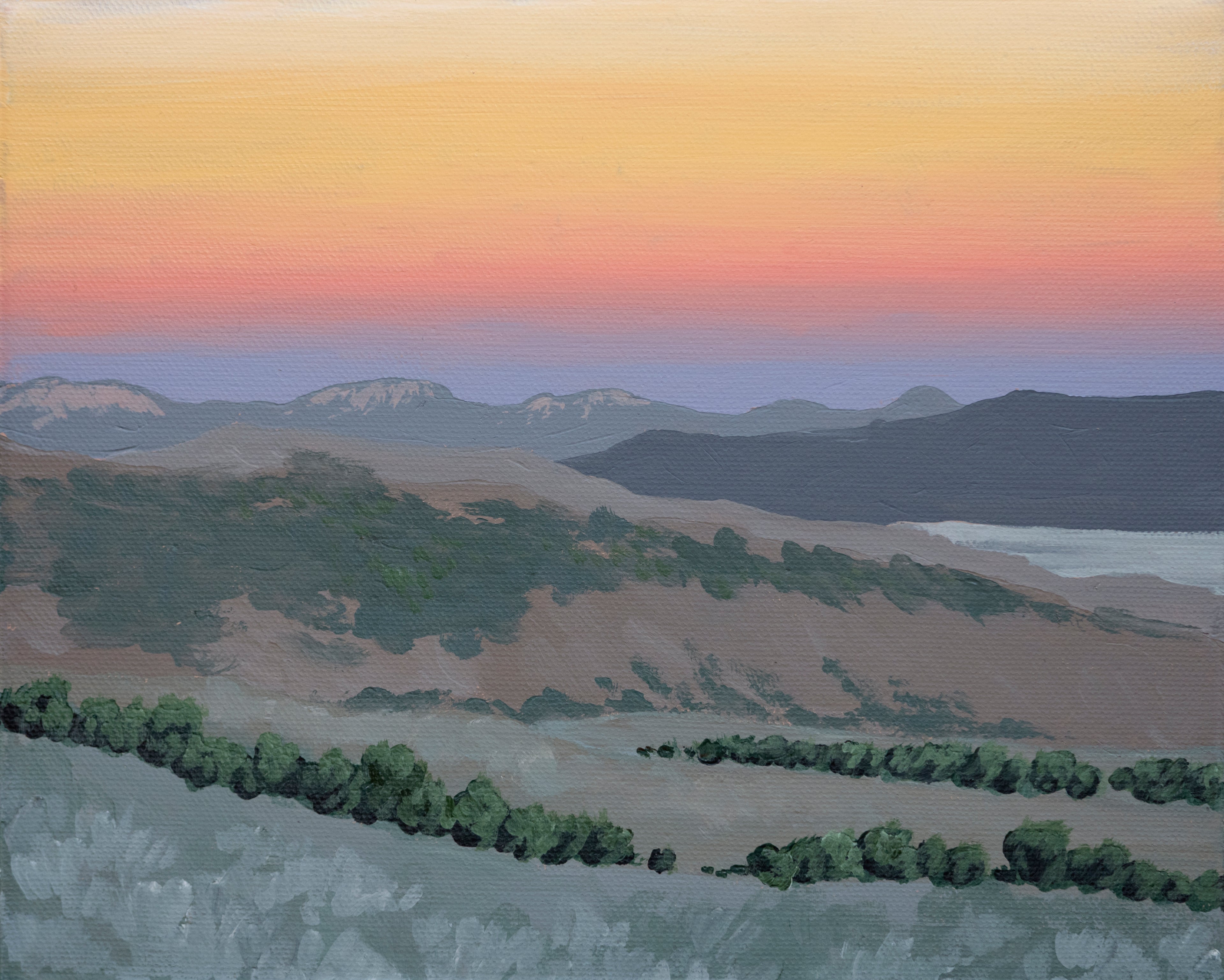 Sunset Over Horsetooth
