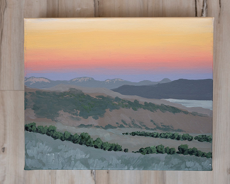 Sunset Over Horsetooth