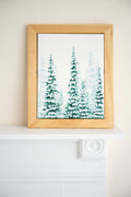 Snowy Pines