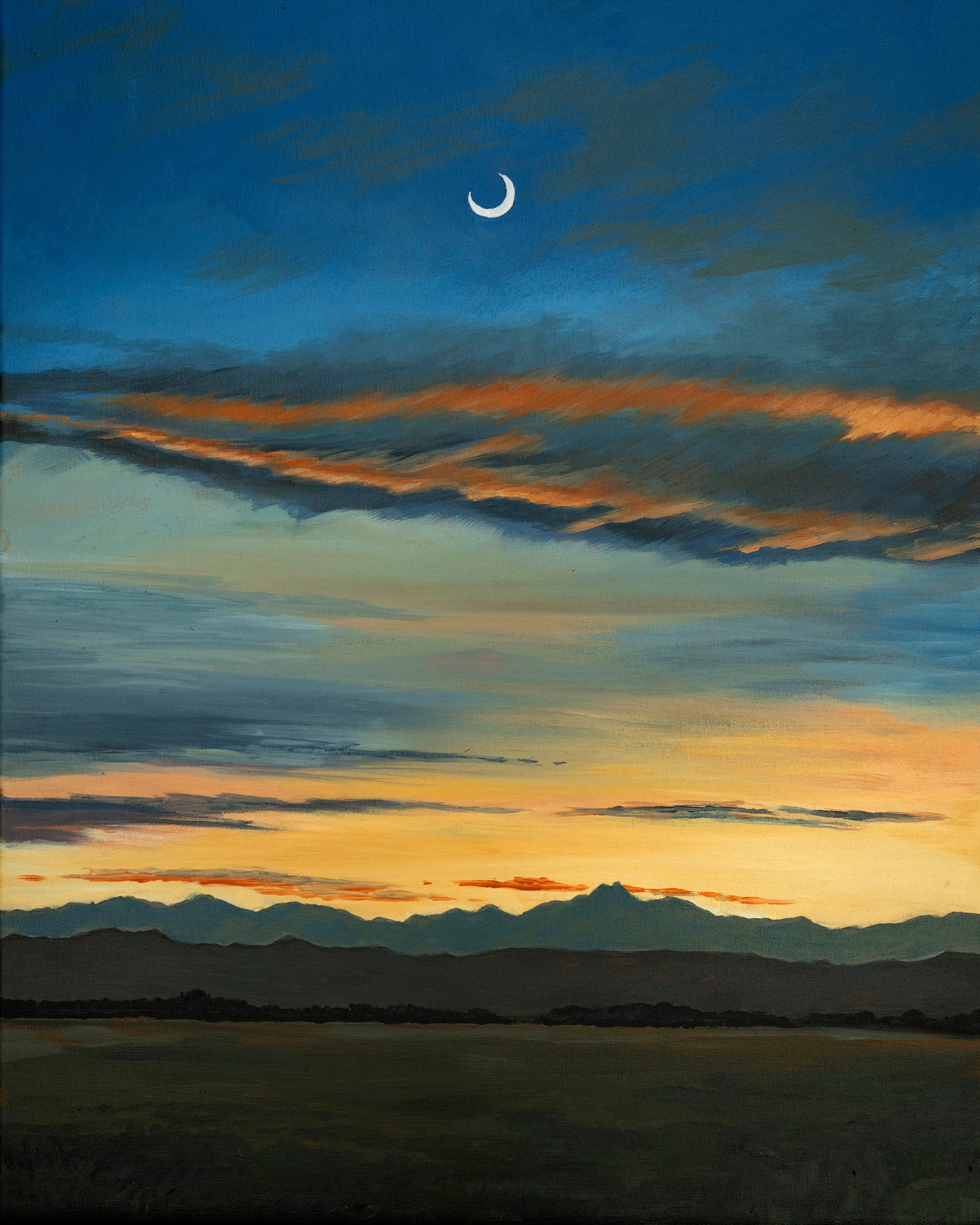 Crescent Moon in View