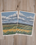 5x7 Original Painting - Colorado Summer