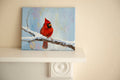 Cardinal in the Snow