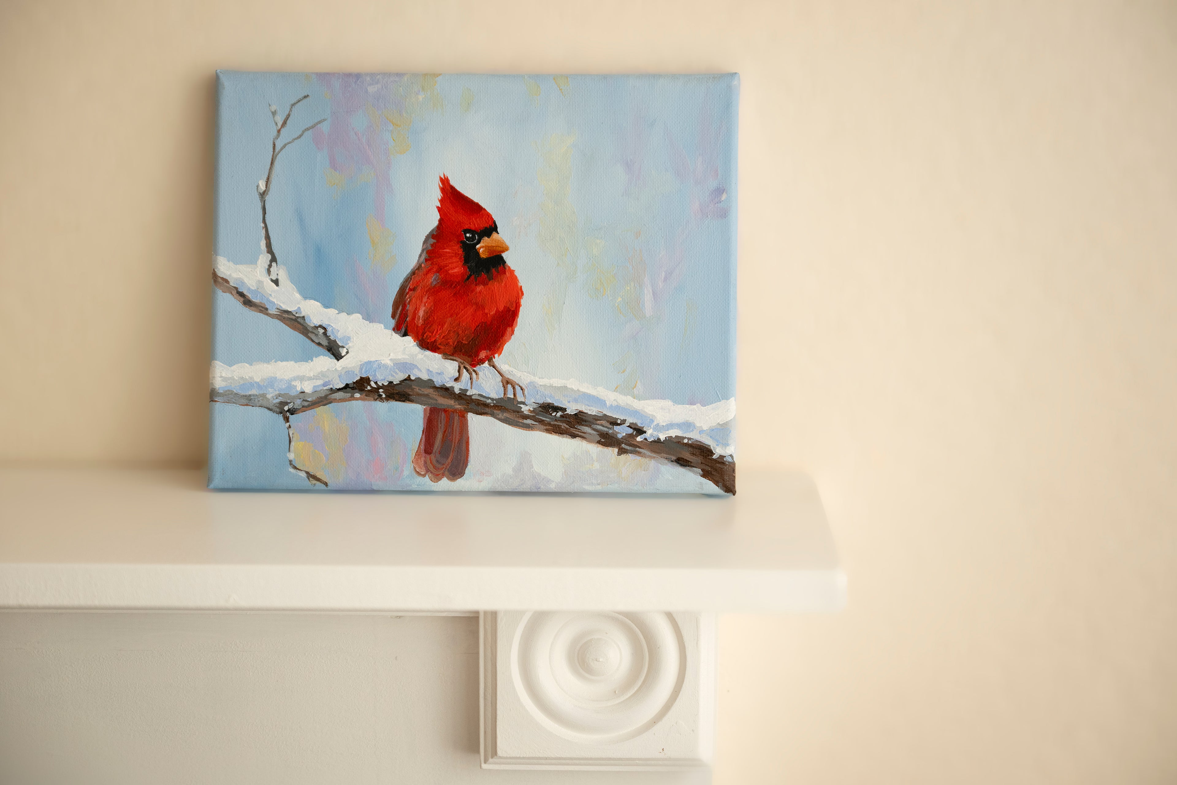 Cardinal in the Snow