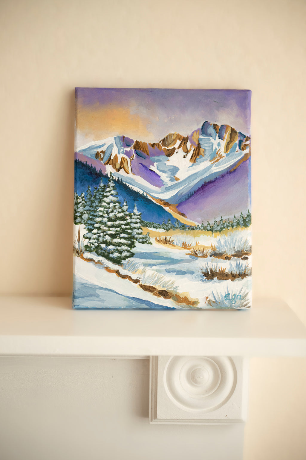 Snowy Rocky Mountains