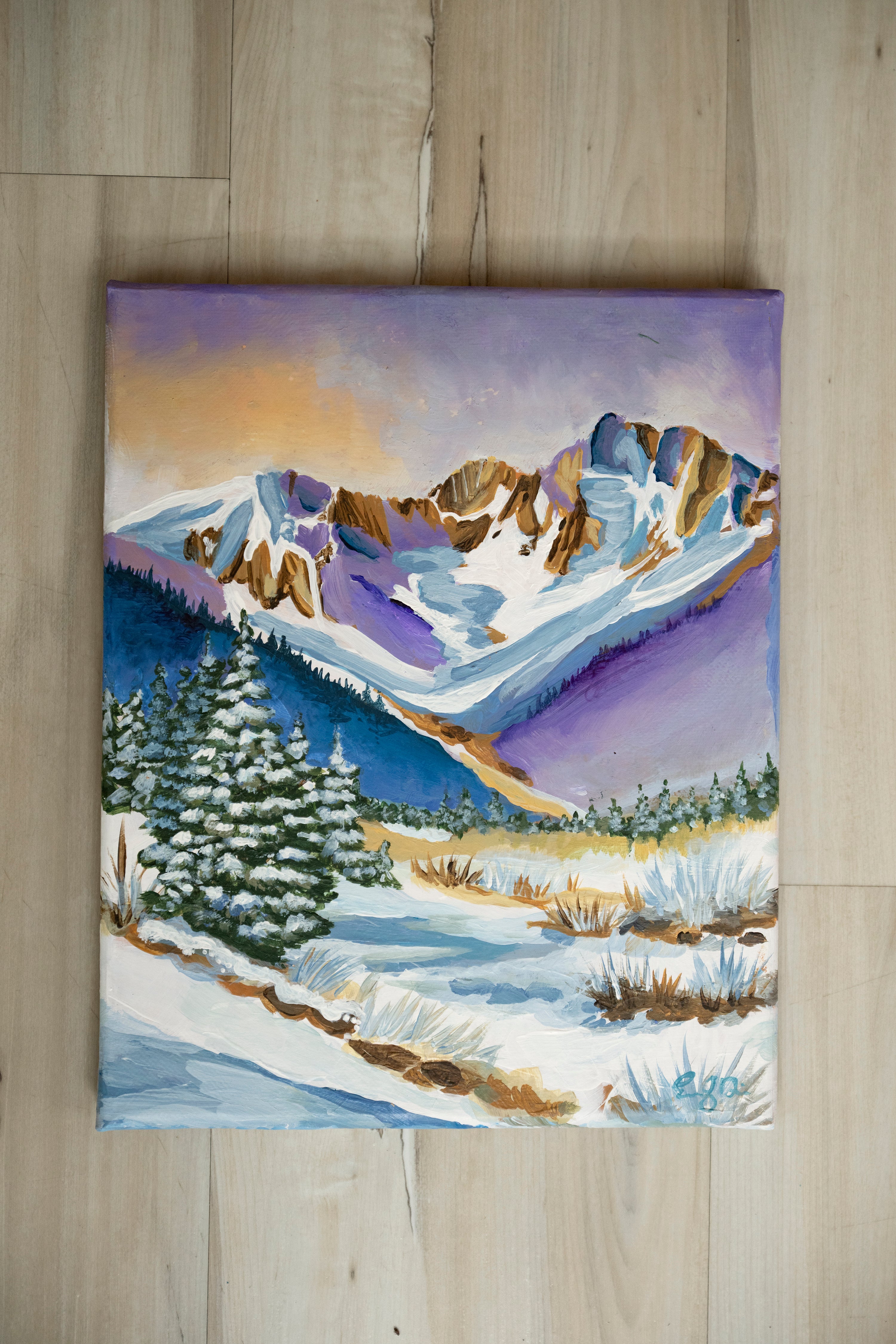 Snowy Rocky Mountains